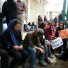 تجمع اعتراضی خانواده زندانیان سیاسی مقابل دفتر حسن روحانی + فیلم